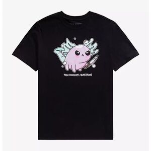 Hot Topic: Axolotl With Knife T-Shirt